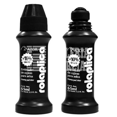 TINTA PARA SELLO 60 ML. AZOR NEGRA